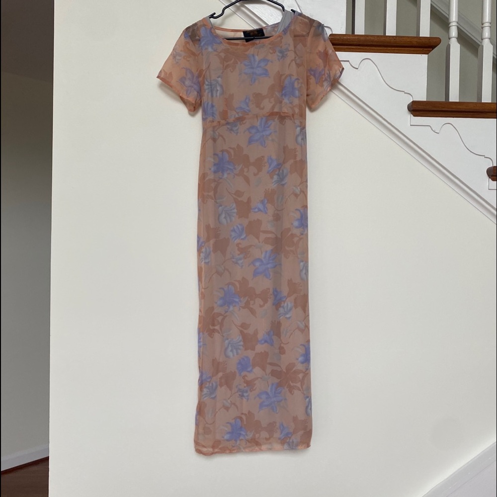 90s sheer maxi dress by Avant Garde ✨ has
